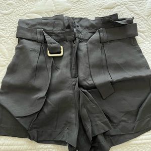 Lucy Paris high raise black shorts
